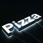 Enseigne lumineuse pizza Avignon